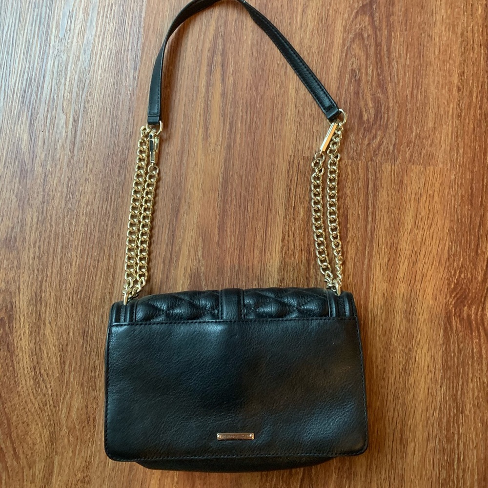Black and gold Rebecca Minkoff purse. Cross body or shoulder bag - Picture 3 of 6